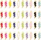 100PCS Zinc Alloy Enamel Flash Shape Charms Pendants Lightning Bolt Charms Flash Thunder Pendant for Bracelet Necklace Earrings DIY Jewelry Making Accessories (10 Colors)